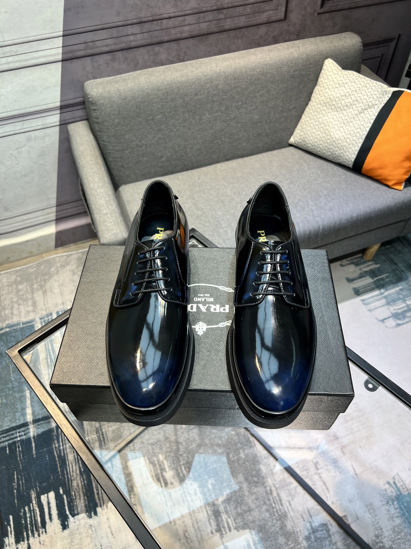 Prada Leather Loafers, Italian Made, High-End Stitching, Classic & Modern Style 2 i1744644865616 8435 0 0