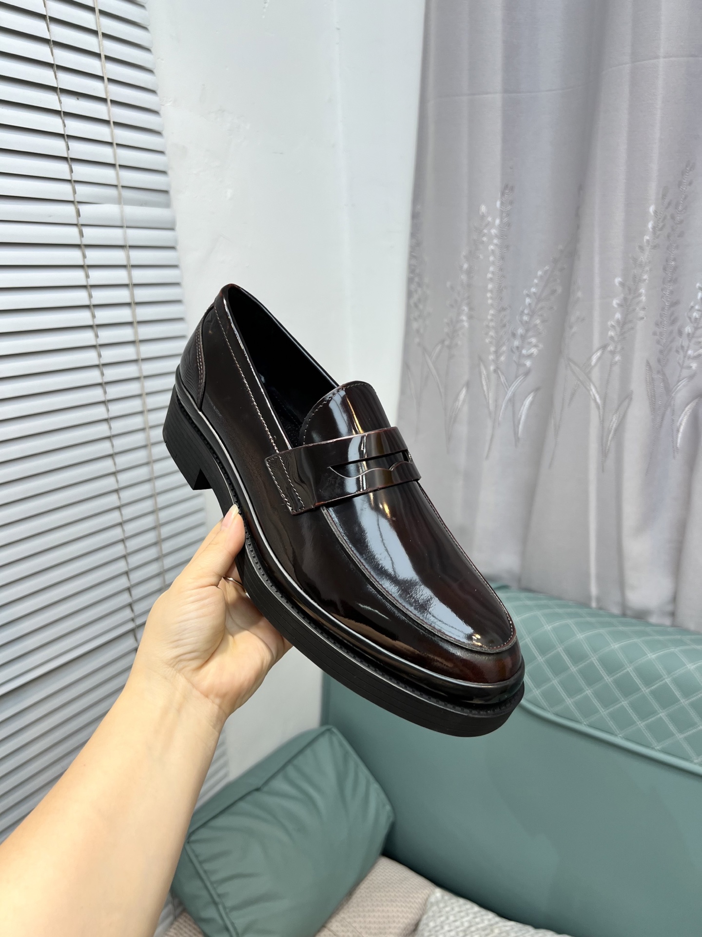 Prada Leather Loafers with Penny Bar Detail, Italian Craftsmanship 6 i1744644940939 8140 0 4