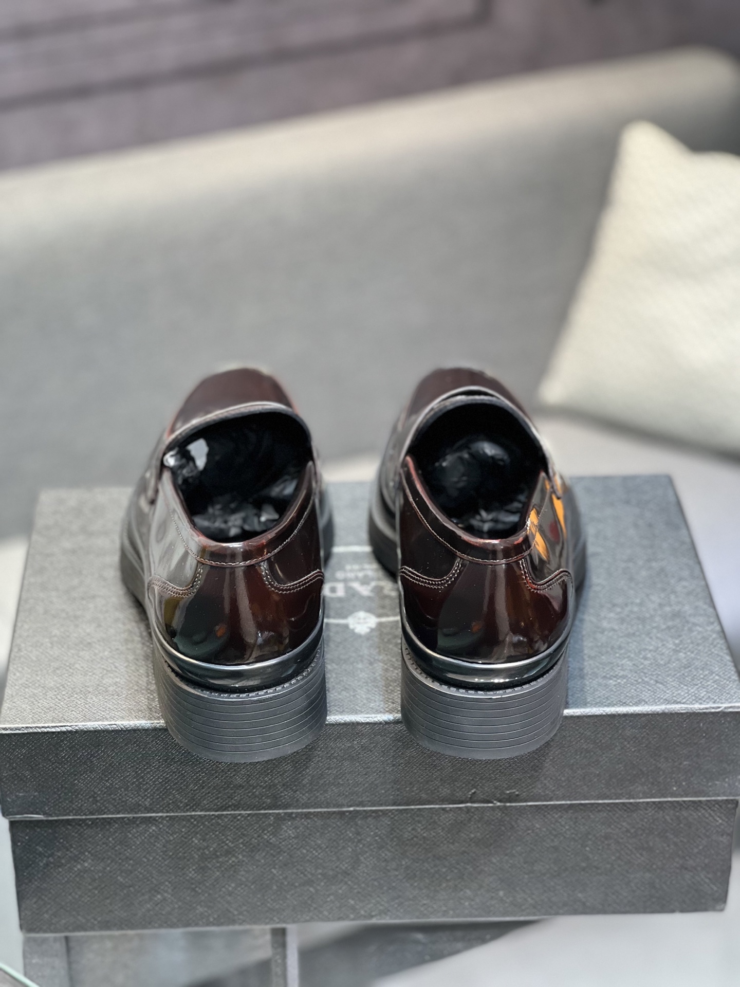 Prada Leather Loafers with Penny Bar Detail, Italian Craftsmanship 8 i1744644942075 774 0 6