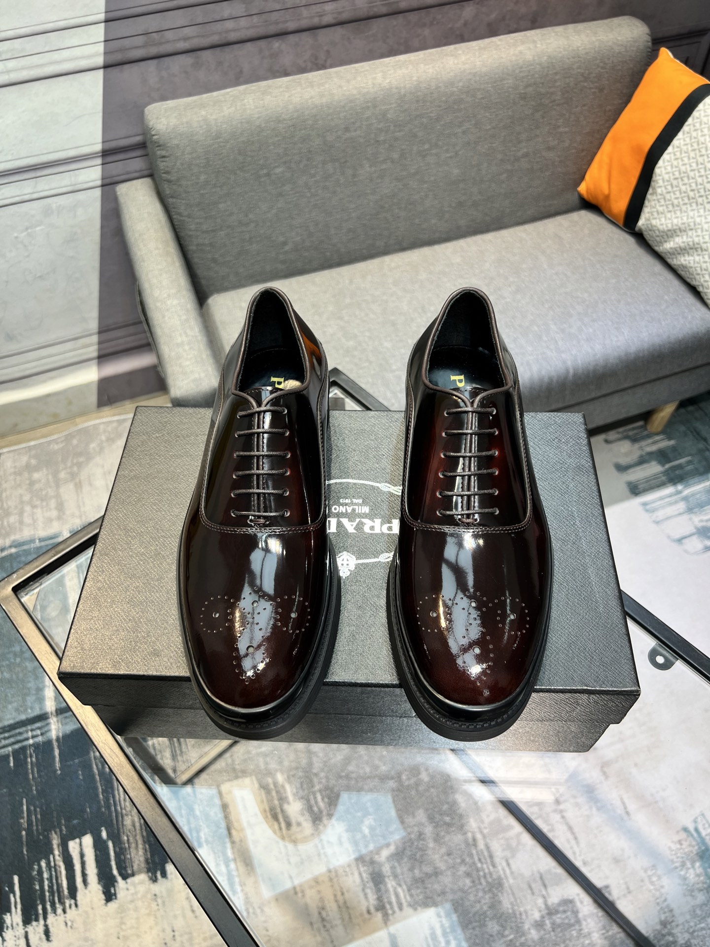 Prada Leather Lace-Up Loafers - Italian Craftsmanship, Comfortable & Stylish 2 i1744645053754 1345 0 0
