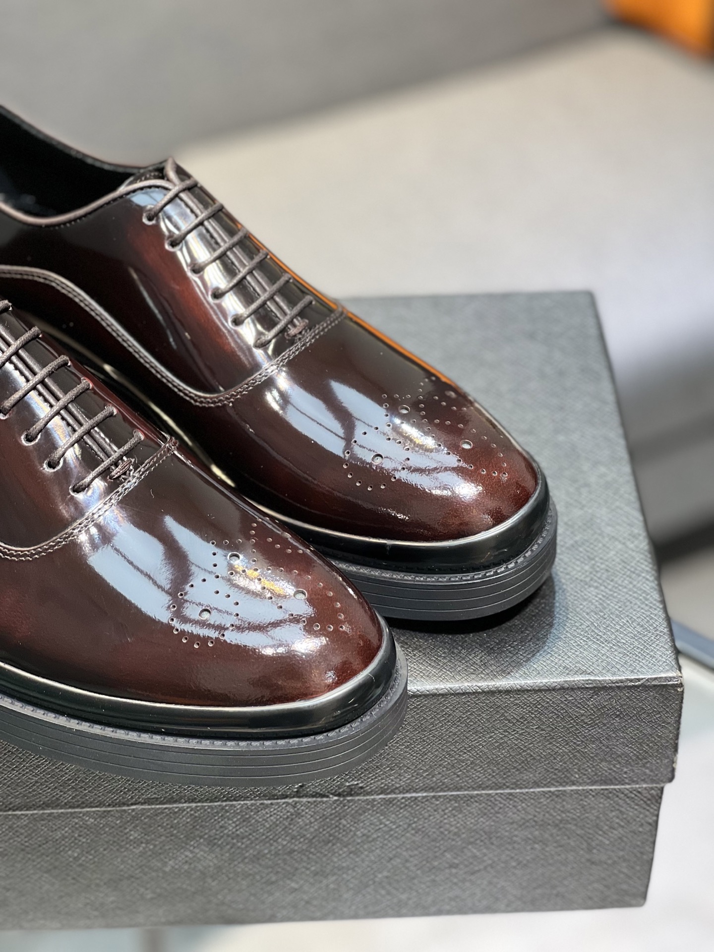 Prada Leather Lace-Up Loafers - Italian Craftsmanship, Comfortable & Stylish 9 i1744645054609 5826 0 7