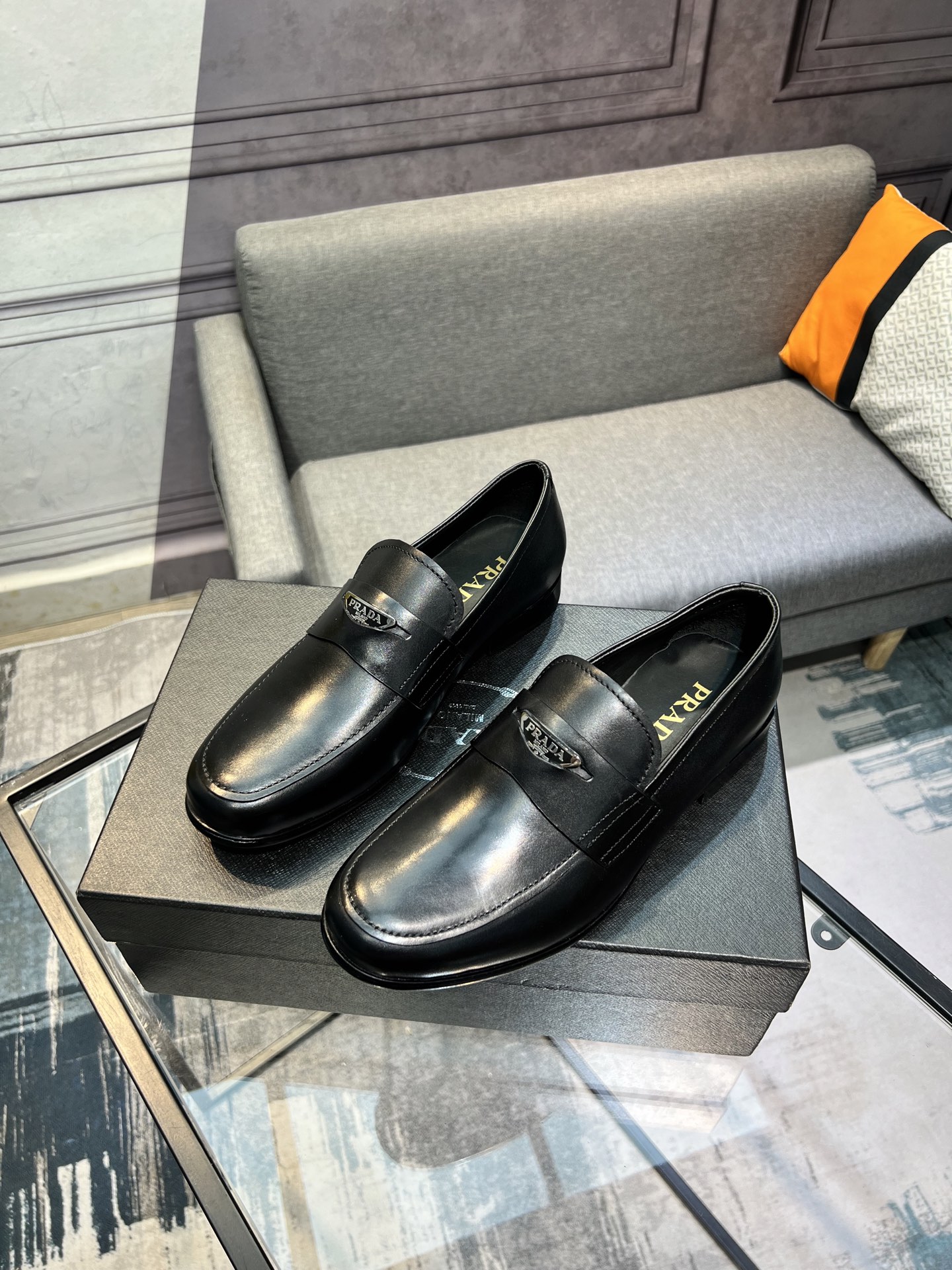 Prada Leather Loafers, Italian-Crafted Slip-Ons, Classic Style, Size 39-44 3 i1744645435960 9972 0 1