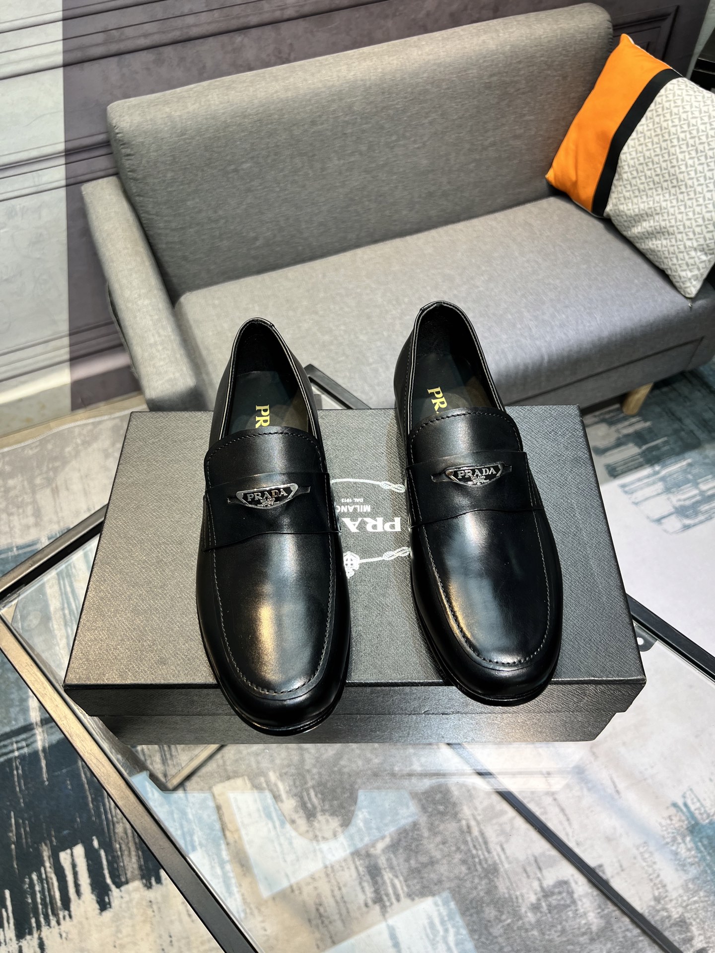 Prada Leather Loafers, Italian-Crafted Slip-Ons, Classic Style, Size 39-44 5 i1744645437269 7167 0 3