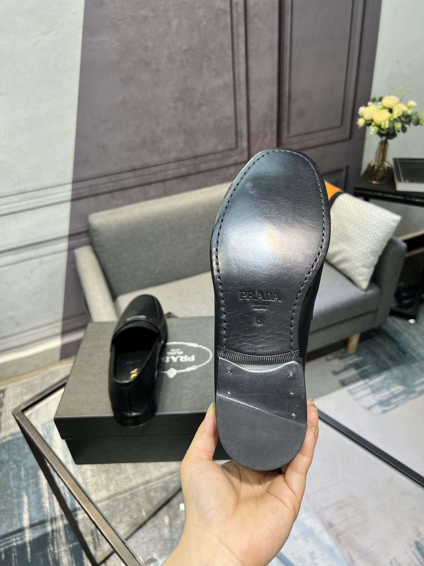 Prada Leather Loafers, Italian-Crafted Slip-Ons, Classic Style, Size 39-44 7 i1744645441753 7108 0 5