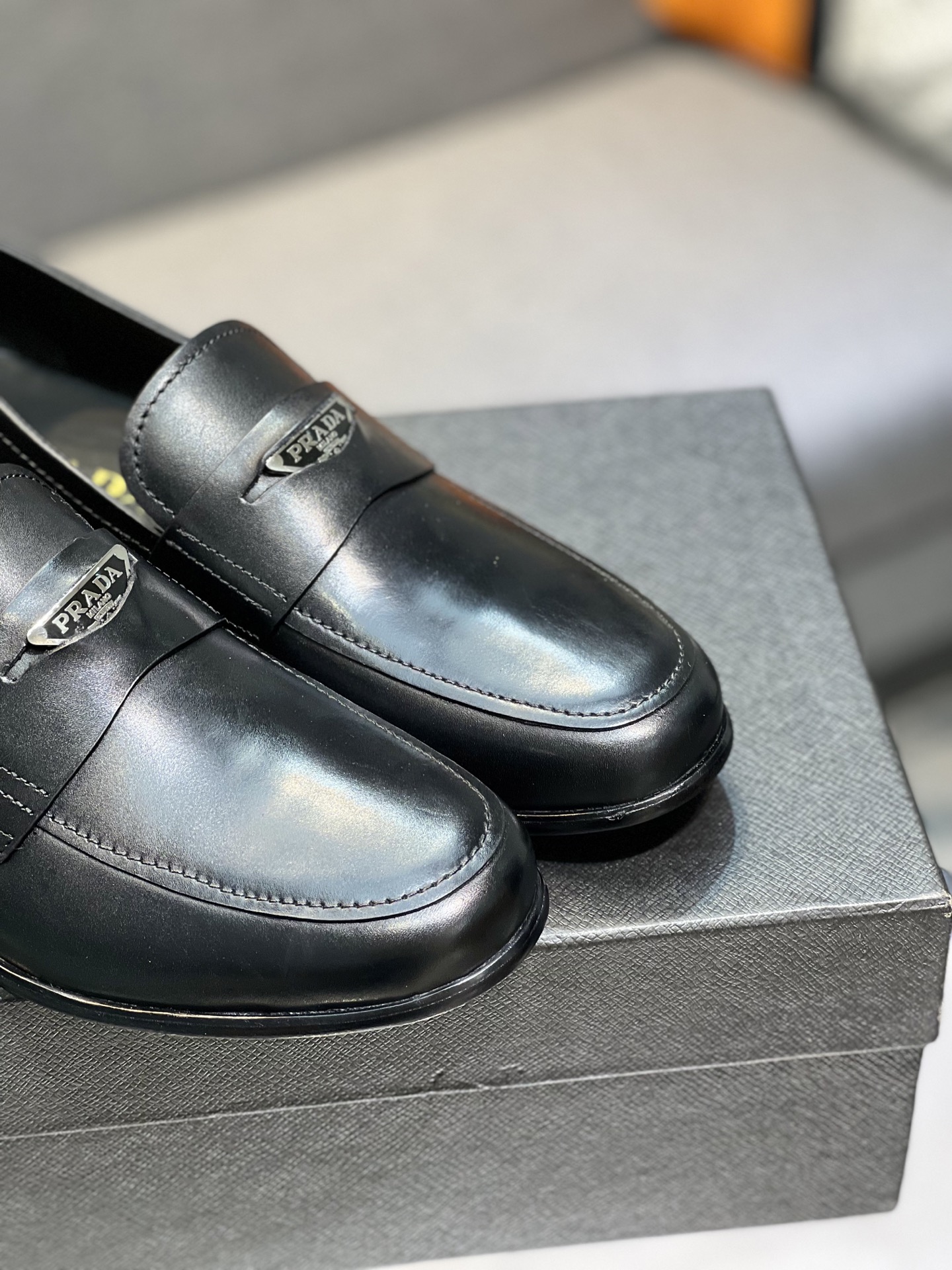 Prada Leather Loafers, Italian-Crafted Slip-Ons, Classic Style, Size 39-44 9 i1744645442543 2964 0 7