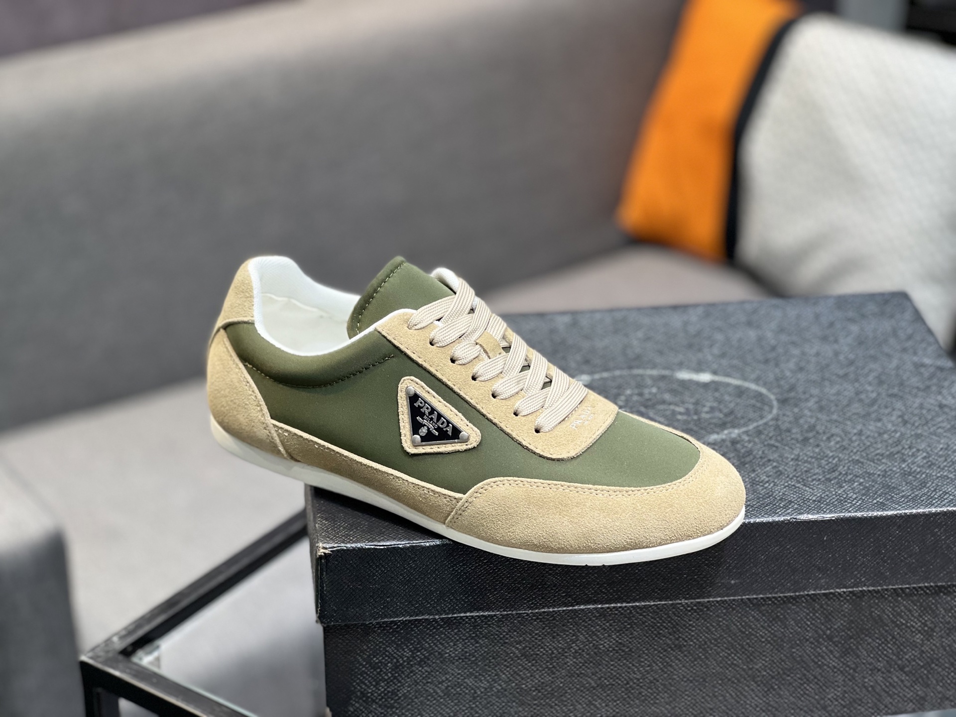 Prada Men's Suede and Leather Sneakers - Casual, Stylish, and Comfortable 10 i1744817702084 3610 0 8