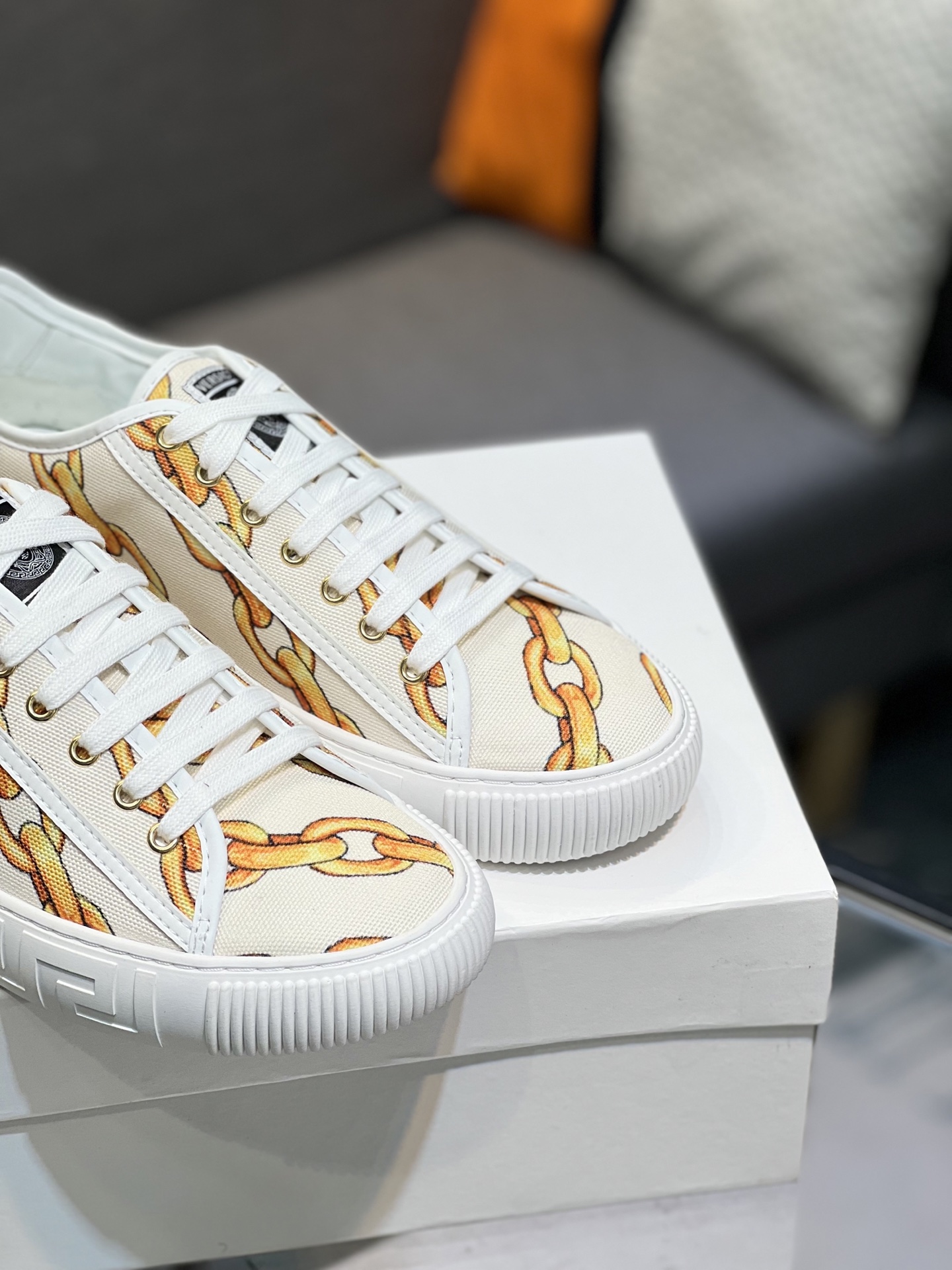 Versace Chain Print Sneakers - Iconic Luxury Design, Sizes 36-44 9 i1744990791536 2360 0 7