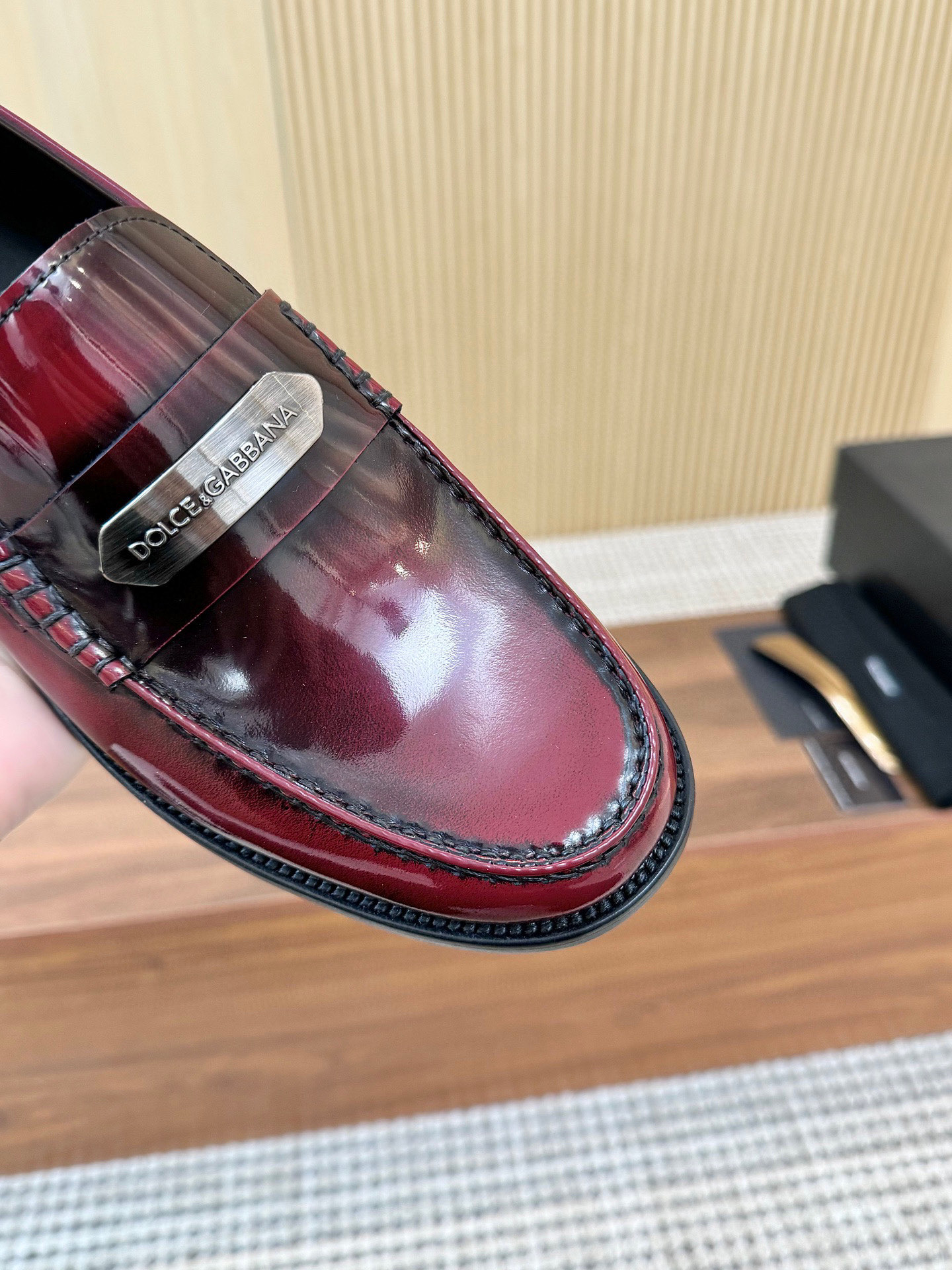 Dolce & Gabbana Men's Leather Loafers with DG Buckle - Elegant Slip-Ons 7 i1745249883784 3242 0 5