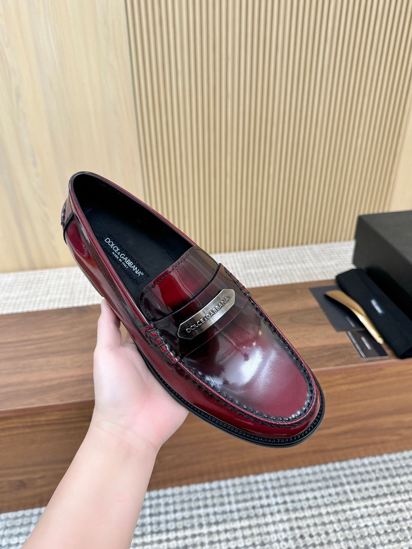 Dolce & Gabbana Men's Leather Loafers with DG Buckle - Elegant Slip-Ons 6 i1745249884729 3559 0 4