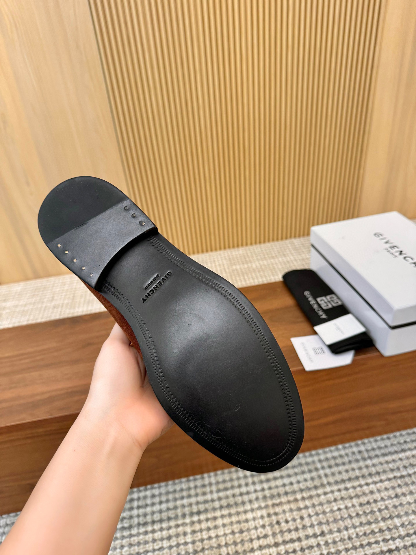 Givenchy Men's Suede Leather Loafers with Metal Logo Accent 11 i1745250171018 129 0 9