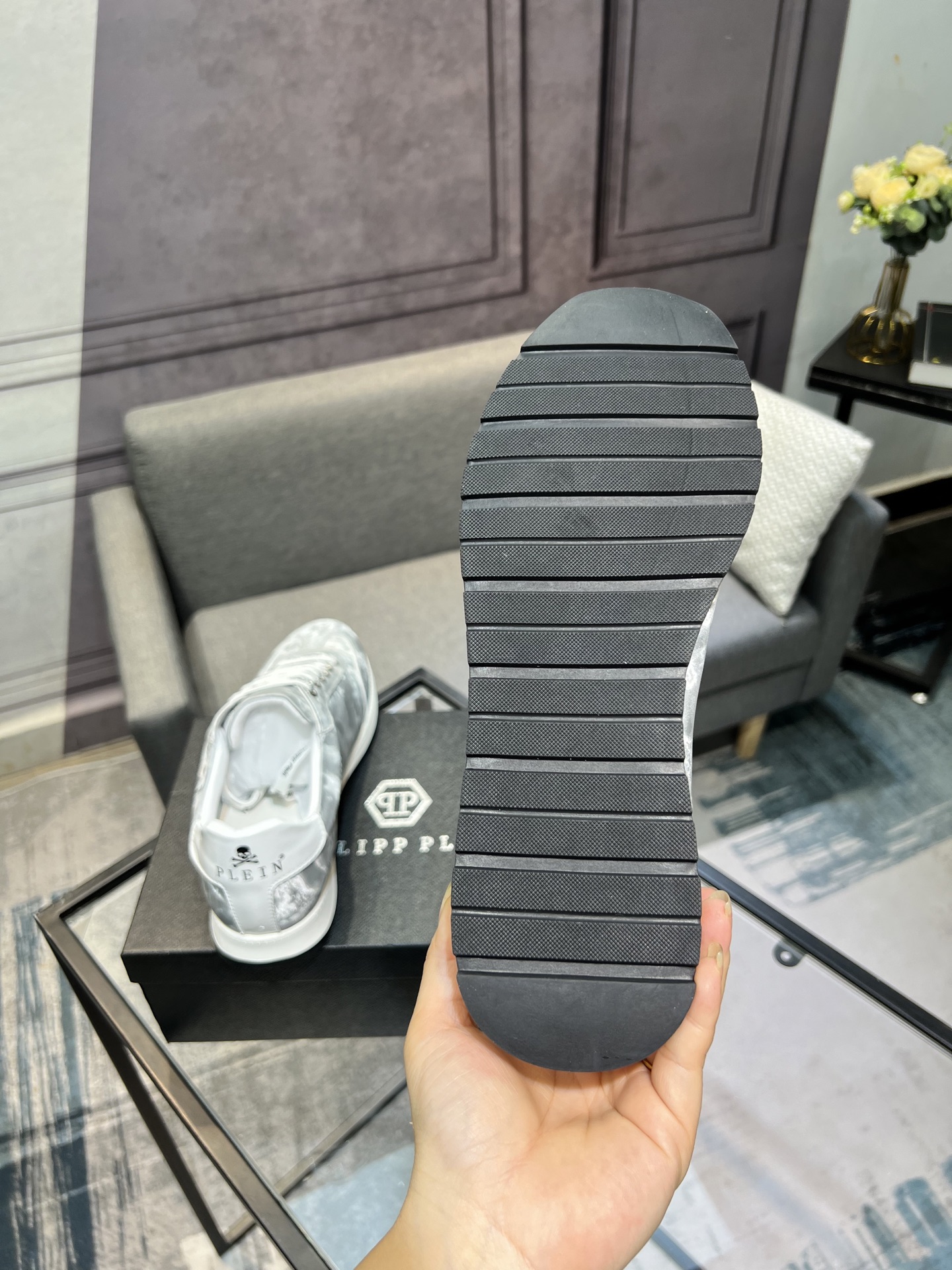 Philipp Plein Men's Leather Sneakers - Fashionable & Comfortable (Sizes 38-44) 7 i1745510001860 4332 0 5
