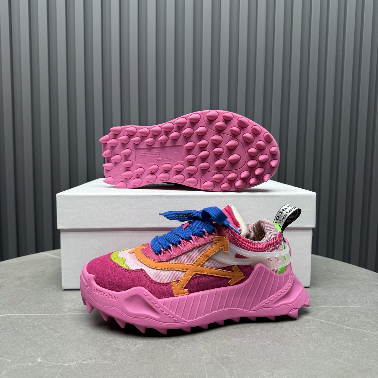 OFF WHITE Classic Pink Sneakers for Women, Premium Leather Blend 10 i1753890503900 3256 0 8