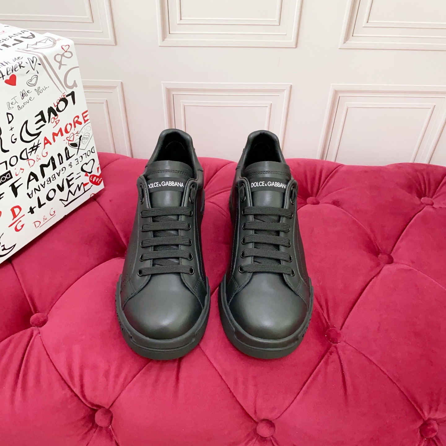Dolce & Gabbana 2025 Leather Sneakers - Luxury Designer Footwear, Black 6 i1754148501246 6902 0 4