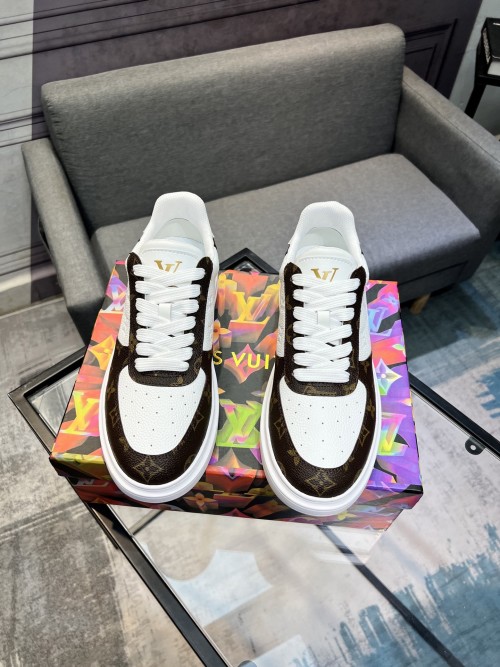 Louis Vuitton Men's Casual Sneakers Comfortable Leather Shoes Size 38-45 1 Louis Vuitton Men's Casual Sneakers Comfortable Leather Shoes Size 38-45