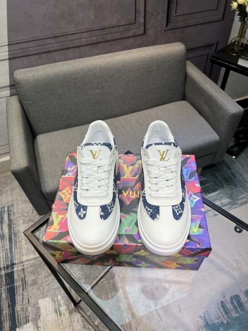 Louis Vuitton Spring/Summer Leather Sneakers - Comfortable & Stylish, Size 38-44 1 Louis Vuitton Spring/Summer Leather Sneakers - Comfortable & Stylish, Size 38-44