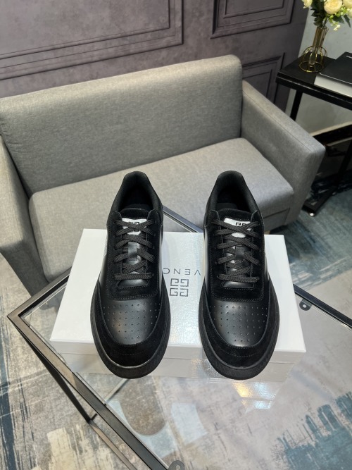 Givenchy Men's Black Leather Casual Sneakers - Stylish & Comfortable 1 Givenchy Men's Black Leather Casual Sneakers - Stylish & Comfortable