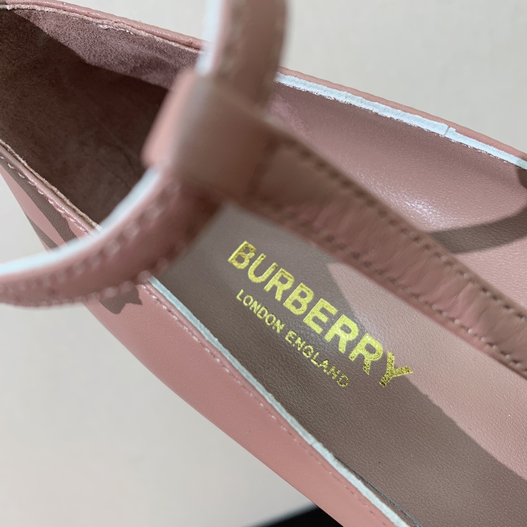 [BURBER*Y] Elegant High Heels: Oxen and Sheepskin, 10 cm Tall, Size 35-41 - 图片 8