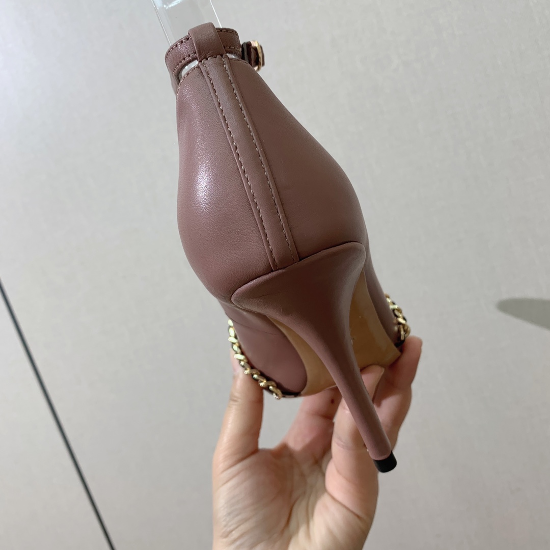 [BURBER*Y] Elegant High Heels: Oxen and Sheepskin, 10 cm Tall, Size 35-41 - 图片 7
