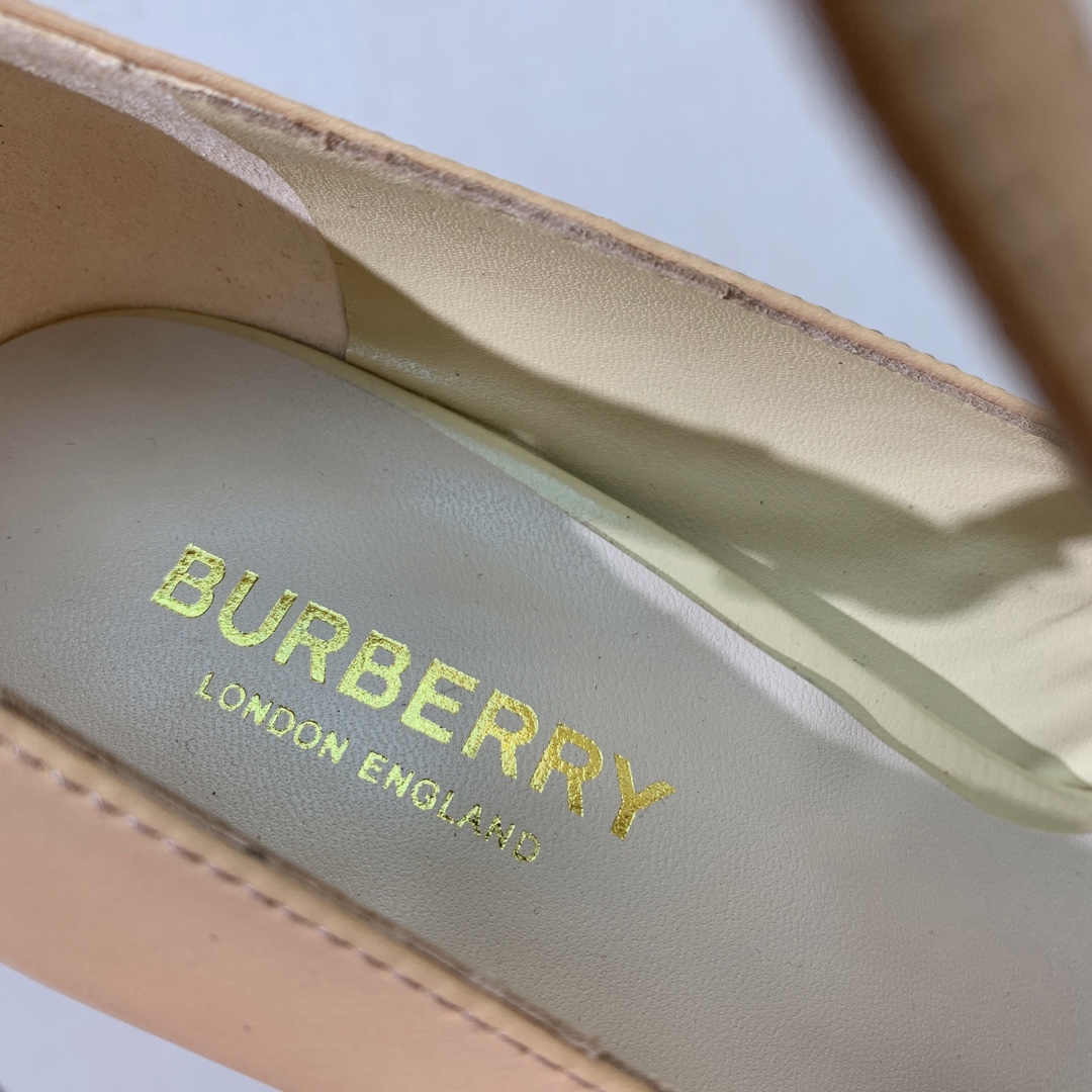 [BURBER*Y] Elegant High Heels: Oxen and Sheepskin, 10cm Tall, Code 35-41. - 图片 7
