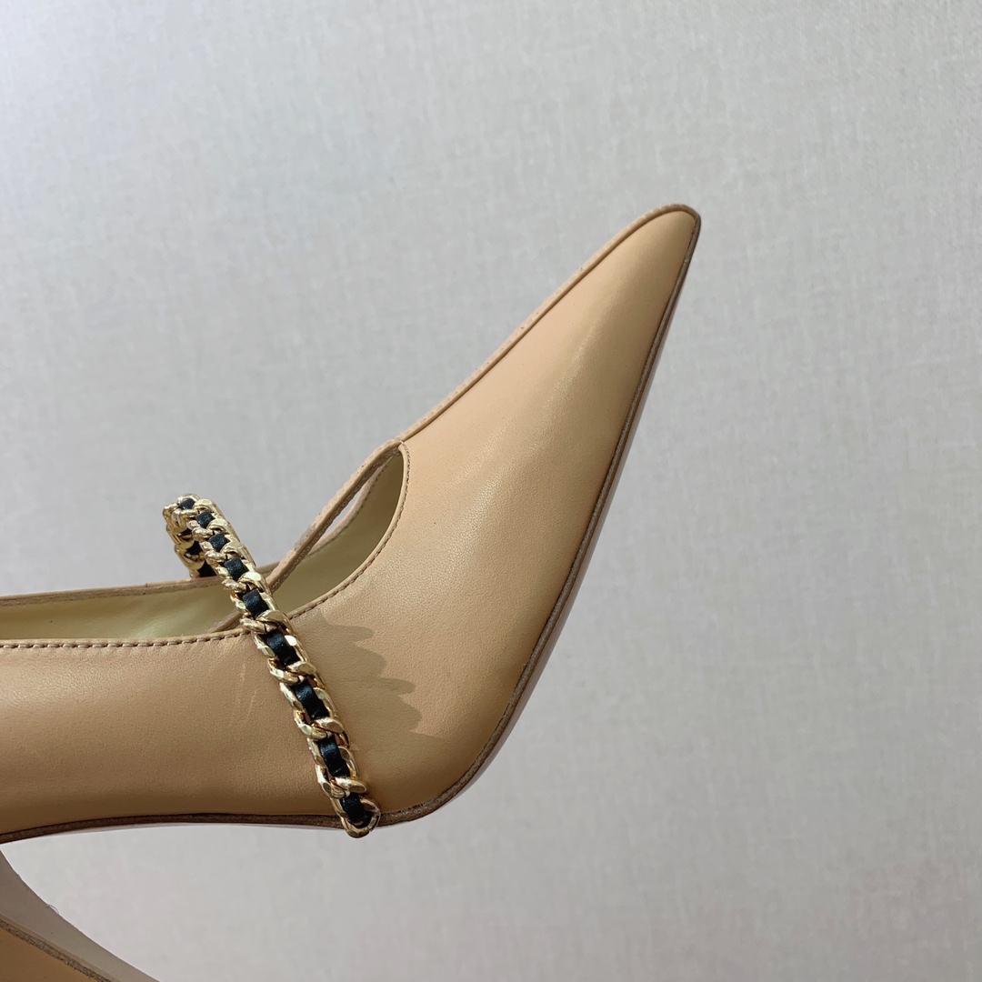 [BURBER*Y] Elegant High Heels: Oxen and Sheepskin, 10cm Tall, Code 35-41. - 图片 8