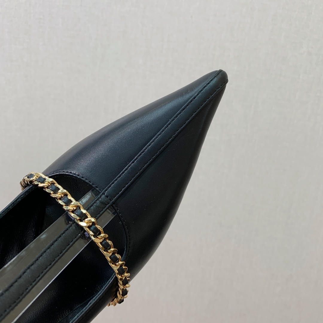[BURBER*Y] Elegant High Heels: Oxen and Sheepskin, 10 cm Tall, Code 35-41 - 图片 3