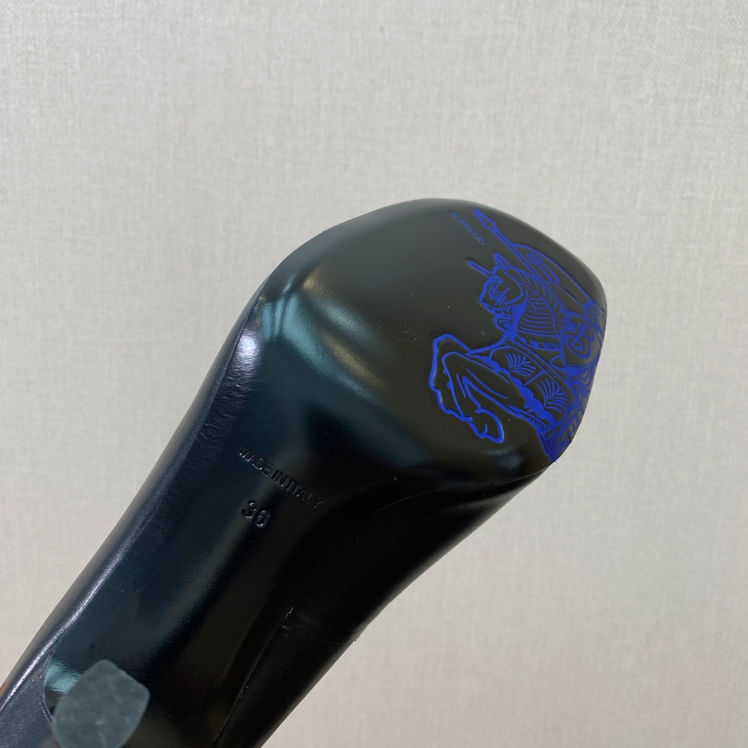 [BURBERRY] Original Round Head Heels in Sheepskin, 10cm Tall, Code 35-41, Price $800. - 图片 6