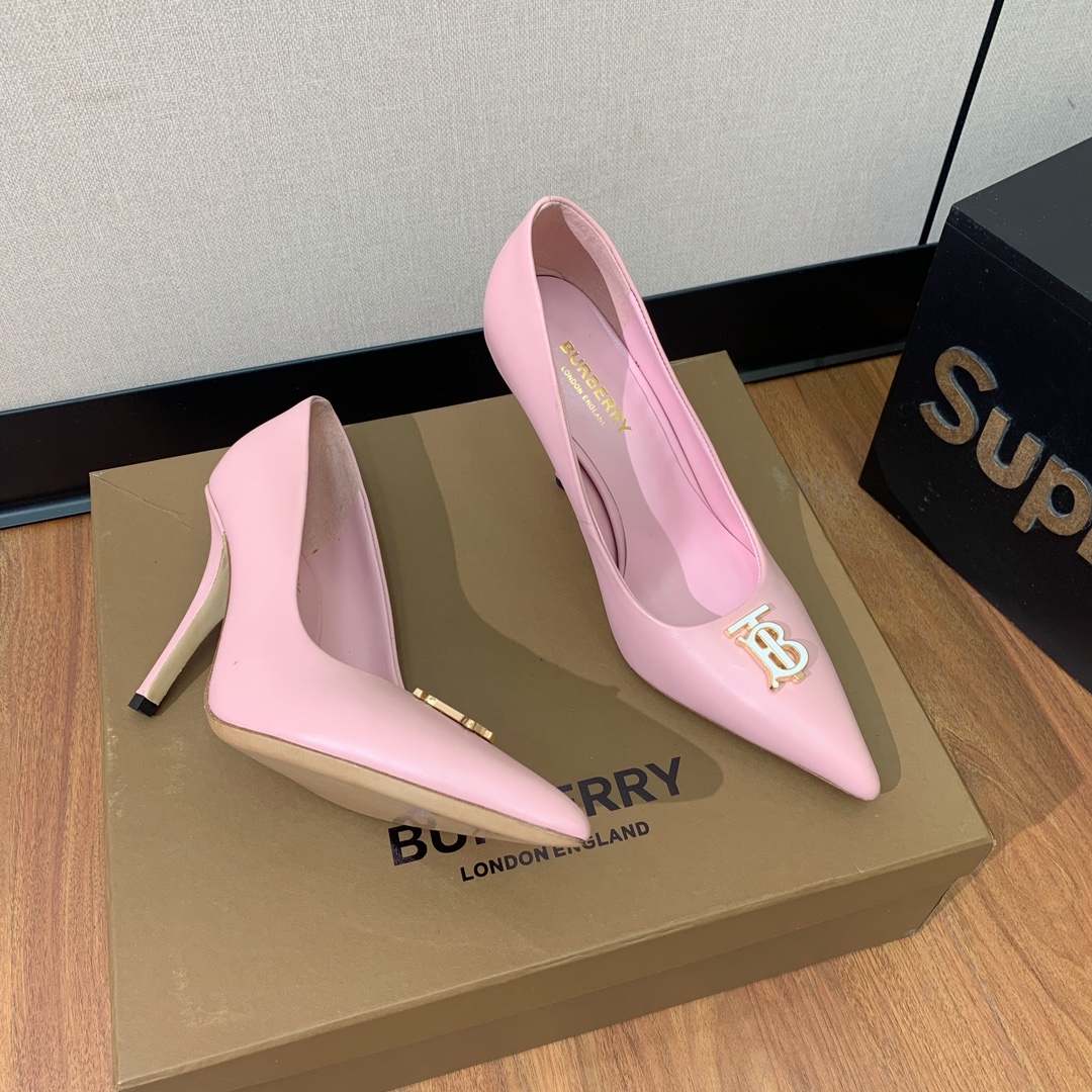 [BURBER*Y] Original 10cm Heels in Sheep’s Skin, Retro Style, Sarcasm – Code 35-41. - 图片 3