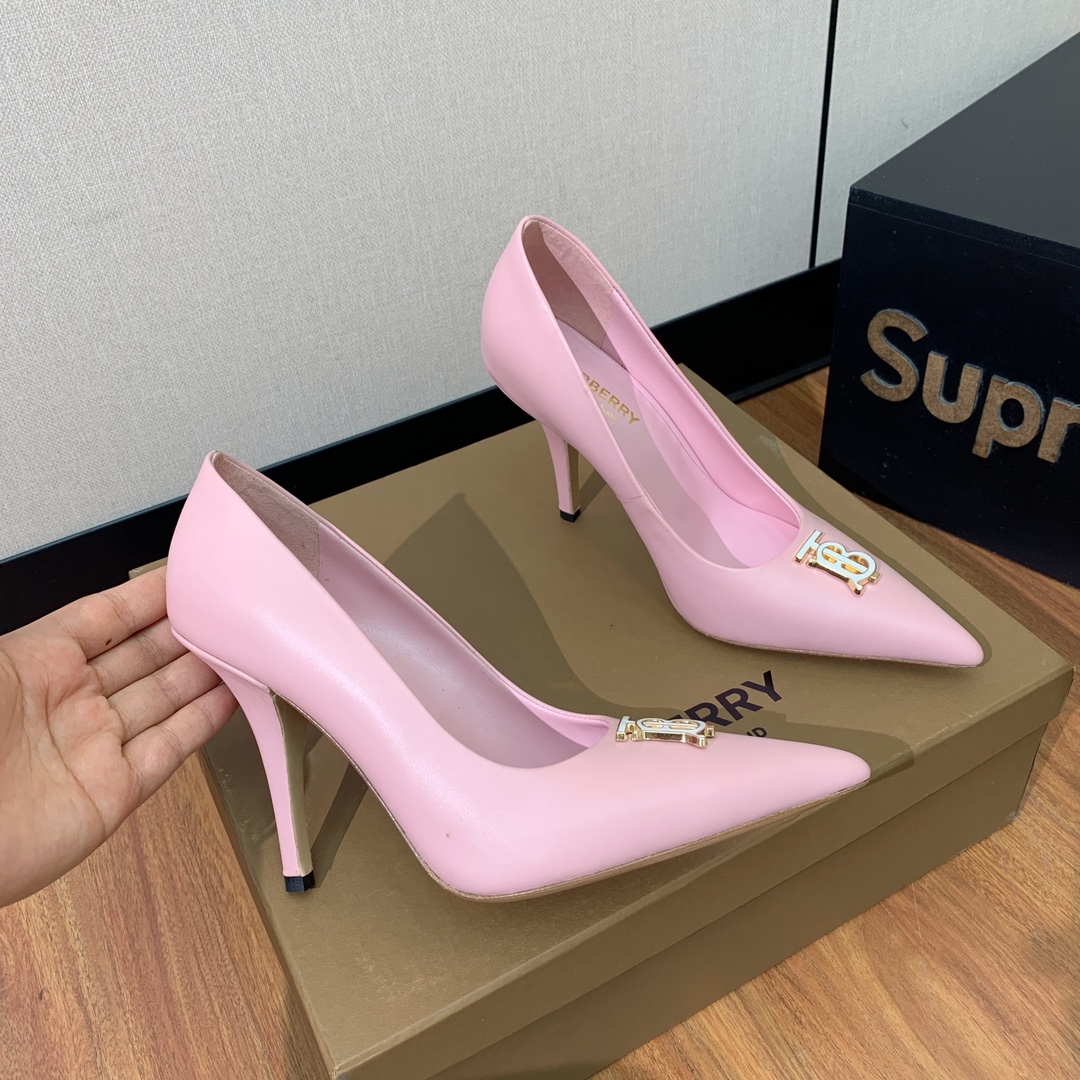 [BURBER*Y] Original 10cm Heels in Sheep’s Skin, Retro Style, Sarcasm – Code 35-41. - 图片 8