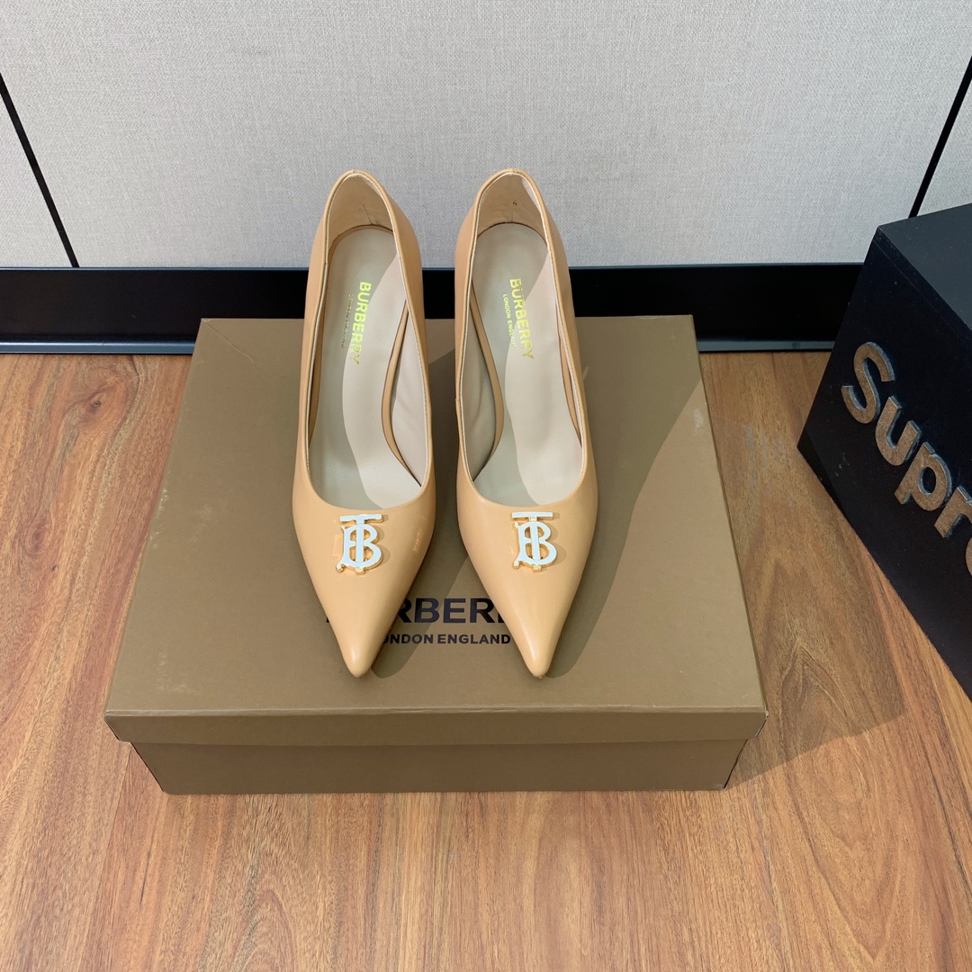 [BURBER*Y] Original 10cm Heels in Sheep’s Skin, Retro Style, Sarcasm, Code 35-41. - 图片 9