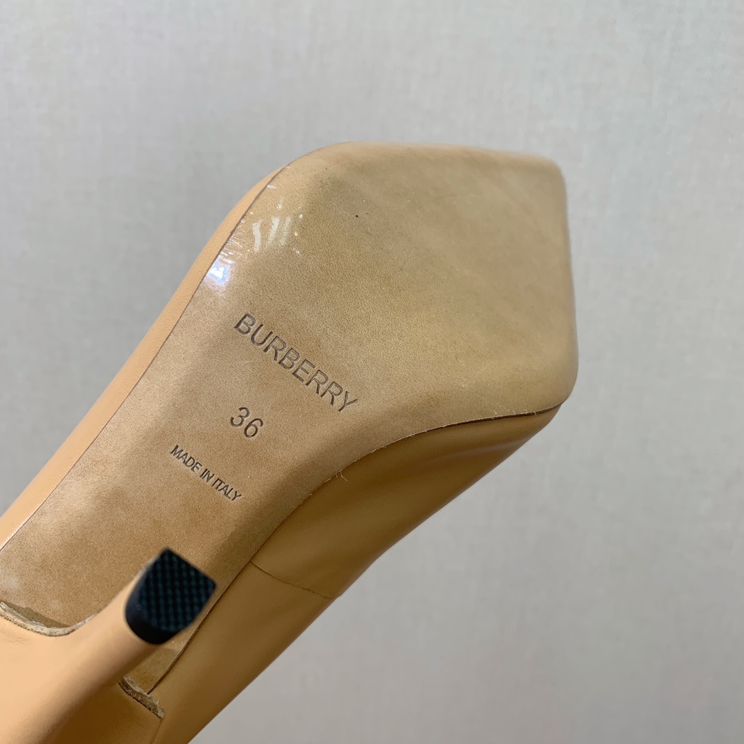 [BURBER*Y] Original 10cm Heels in Sheep’s Skin, Retro Style, Sarcasm, Code 35-41. - 图片 6
