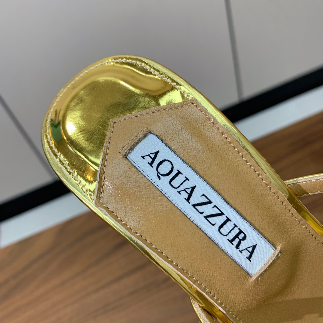 AQUAZZUR*无法拒绝的高跟女鞋性感的代言品牌镜面皮羊皮垫脚真皮大底跟高10cm码数35-41404