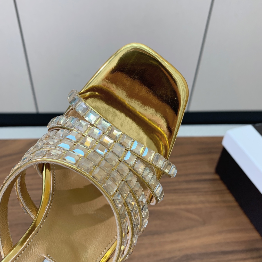 AQUAZZUR*无法拒绝的高跟女鞋性感的代言品牌镜面皮羊皮垫脚真皮大底跟高10cm码数35-41404