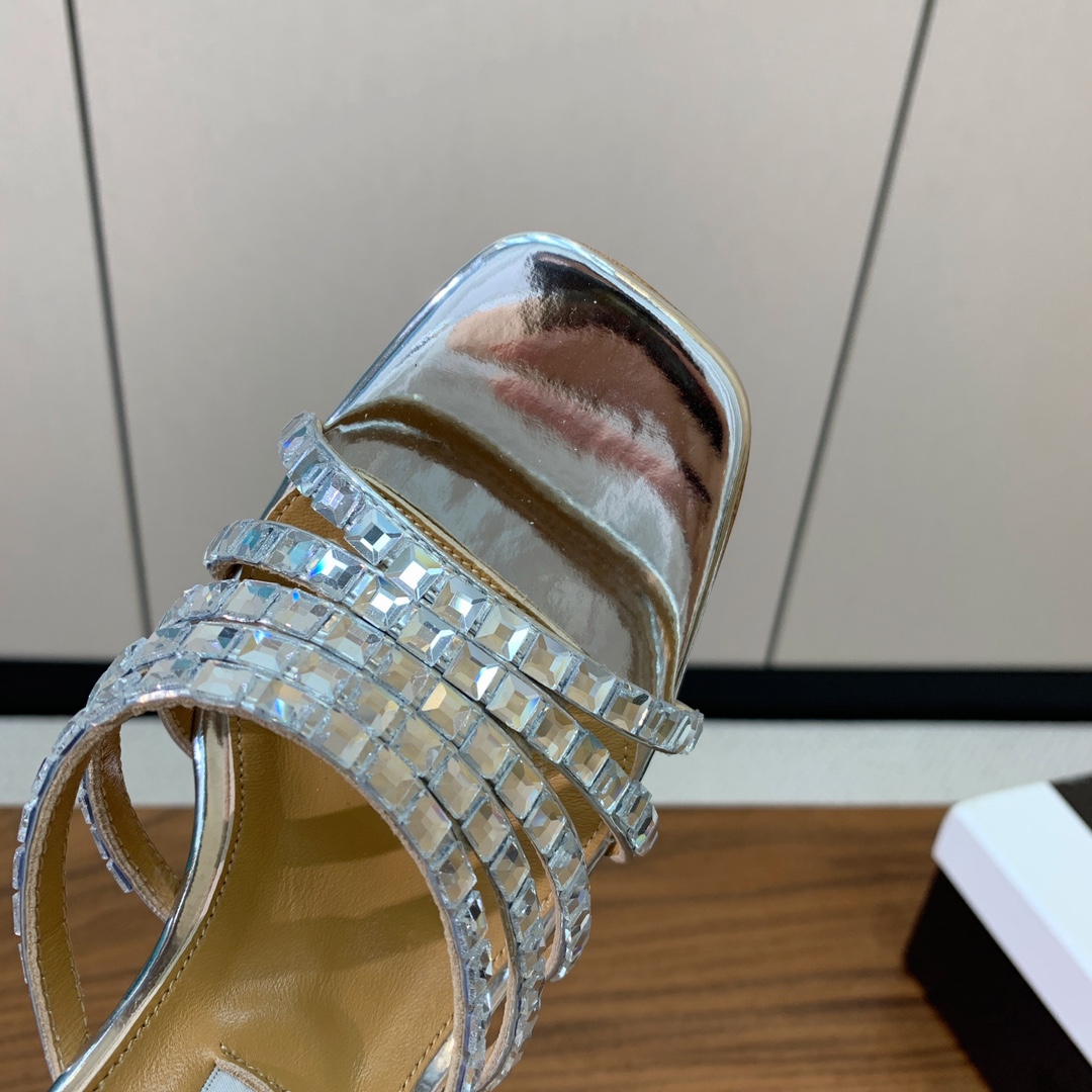 AQUAZZUR*无法拒绝的高跟女鞋性感的代言品牌镜面皮羊皮垫脚真皮大底跟高10cm码数35-41404