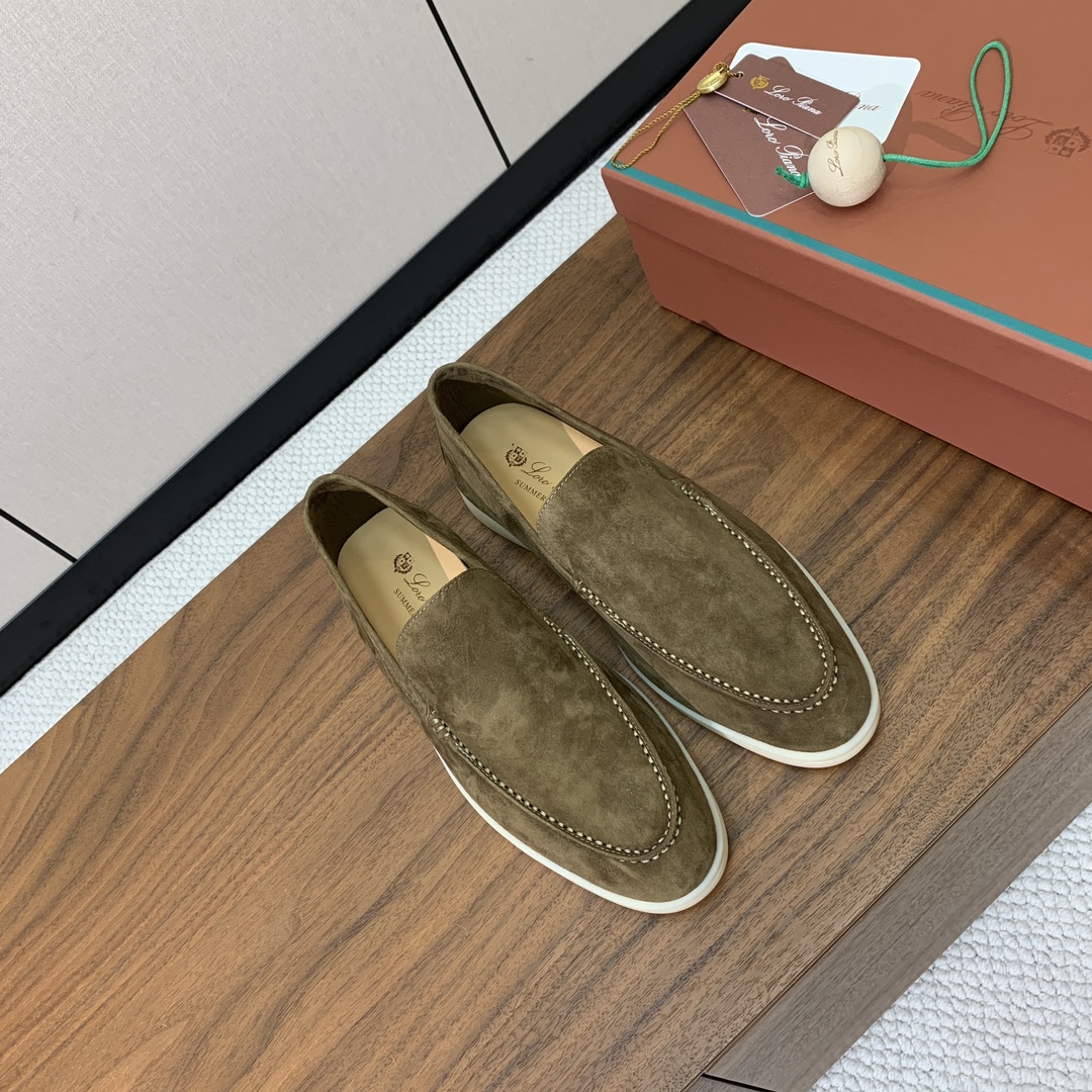 【Loro Piana】光面乐福鞋。意大利顶级羊绒复古优雅低调奢华。时尚性与皮料实用性同样兼具依然全网最