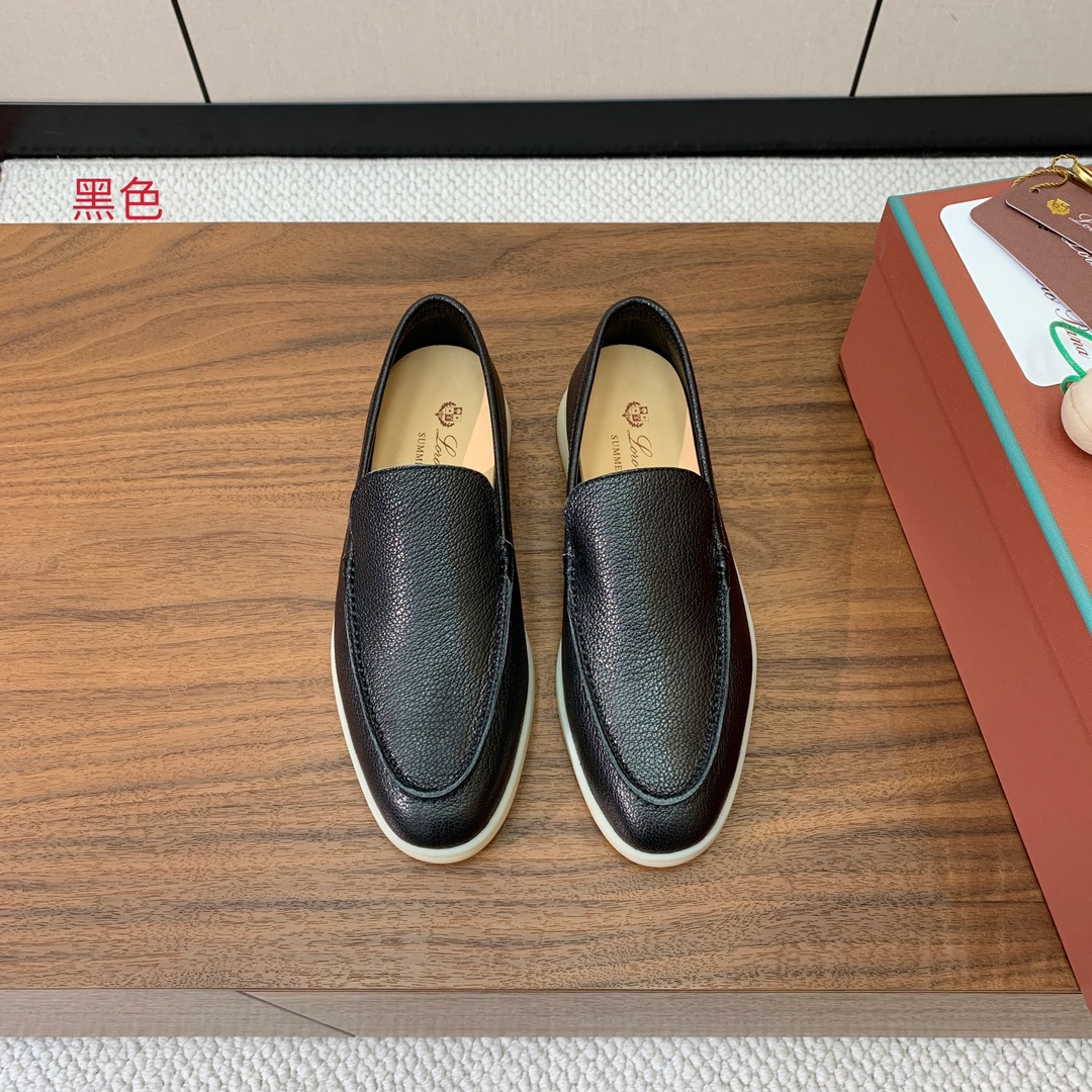 【Loro Piana】光面乐福鞋。意大利顶级羊绒复古优雅低调奢华。时尚性与皮料实用性同样兼具依然全网最