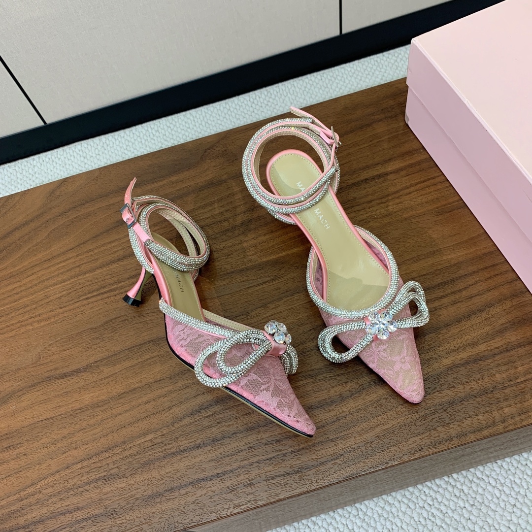 Diamond Chain Lace Soles: Sweet, Beautiful, Sheepskin Inside, Cushioning, Multiple Sizes, Customizable. - 图片 4