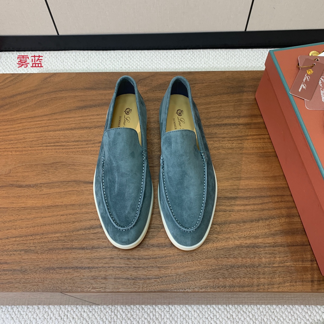 【Loro Piana】光面乐福鞋。意大利顶级羊绒复古优雅低调奢华。时尚性与皮料实用性同样兼具依然全网最