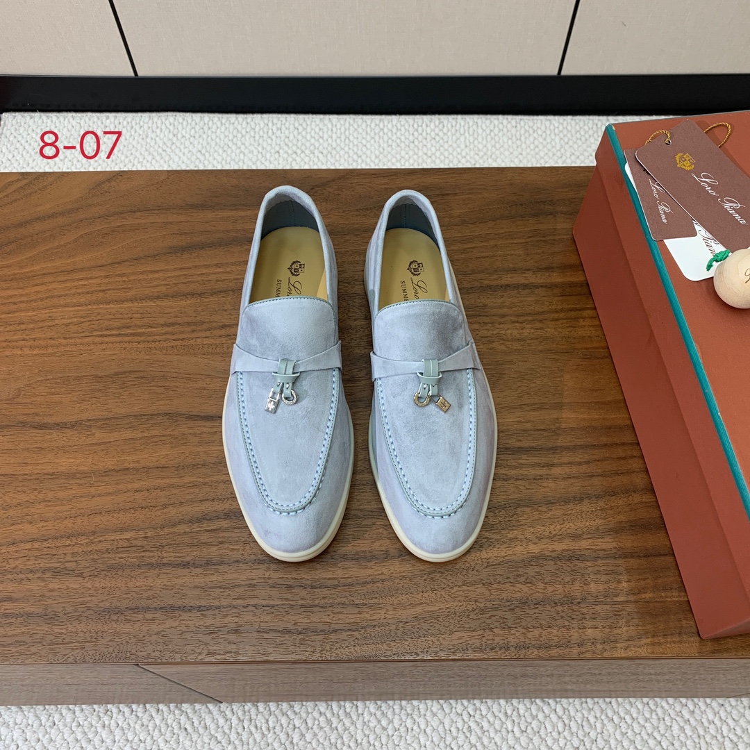 【Loro Piana】锁边款乐福鞋。意大利顶级羊绒复古优雅低调奢华。时尚性与皮料实用性同样兼具依然全网