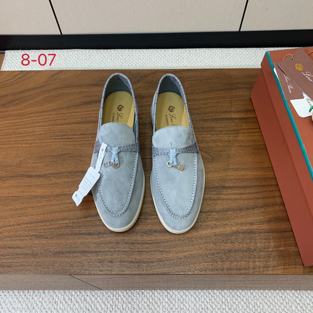 【Loro Piana】拼色乐福鞋。意大利顶级羊绒复古优雅低调奢华。时尚性与皮料实用性同样兼具依然全网最
