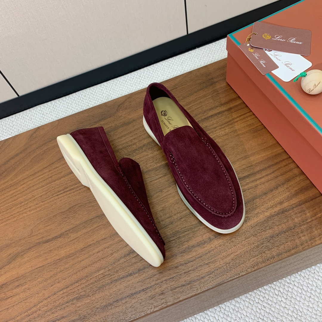 【Loro Piana】男款光面乐福鞋。复古优雅低调奢华。时尚性与皮料实用性同样兼具依然全网最高品质。鞋