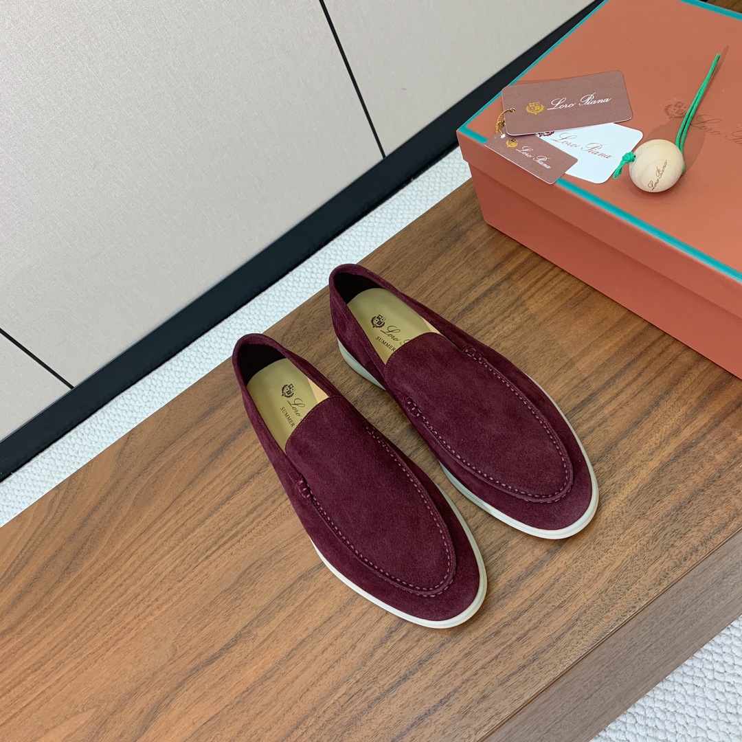 【Loro Piana】男款光面乐福鞋。复古优雅低调奢华。时尚性与皮料实用性同样兼具依然全网最高品质。鞋