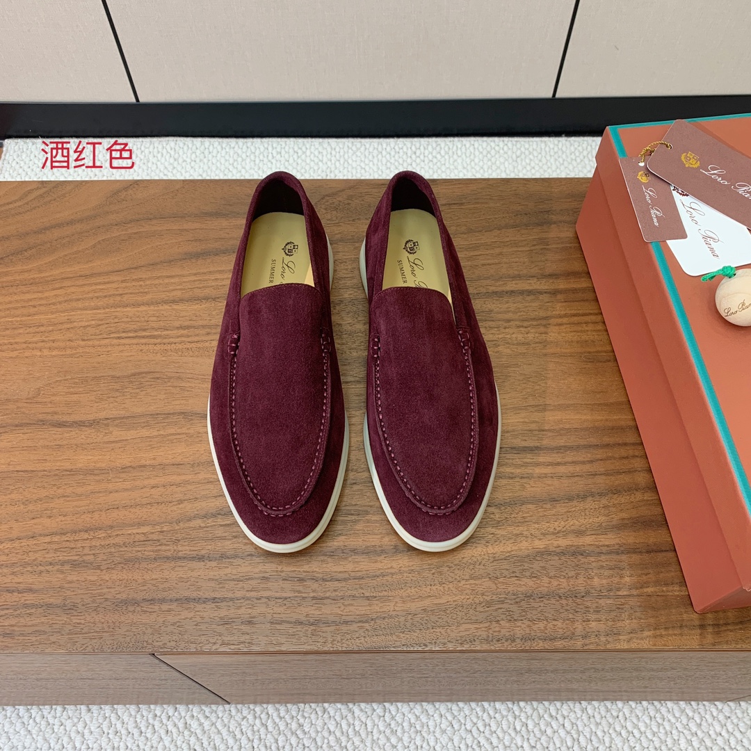 【Loro Piana】男款光面乐福鞋。复古优雅低调奢华。时尚性与皮料实用性同样兼具依然全网最高品质。鞋