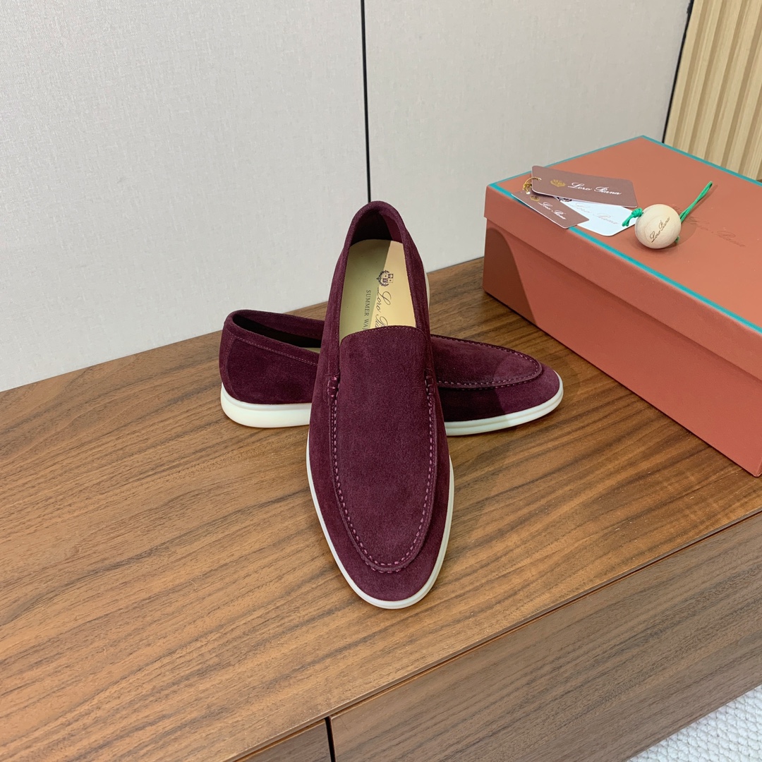 【Loro Piana】男款光面乐福鞋。复古优雅低调奢华。时尚性与皮料实用性同样兼具依然全网最高品质。鞋