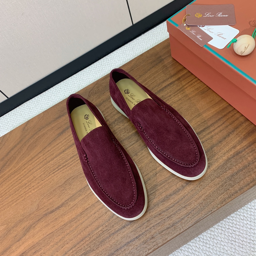 【Loro Piana】男款光面乐福鞋。复古优雅低调奢华。时尚性与皮料实用性同样兼具依然全网最高品质。鞋