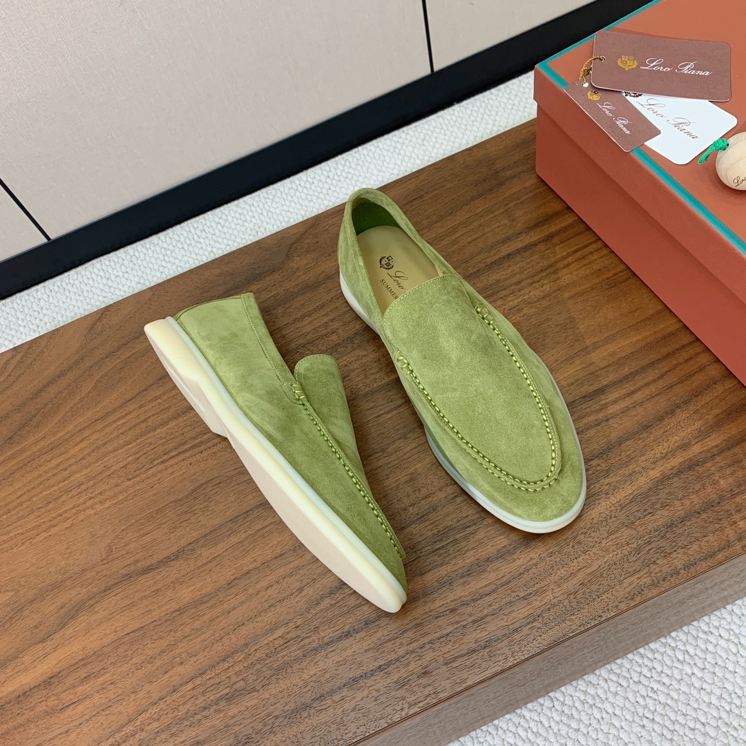 【Loro Piana】男款光面乐福鞋。复古优雅低调奢华。时尚性与皮料实用性同样兼具依然全网最高品质。鞋
