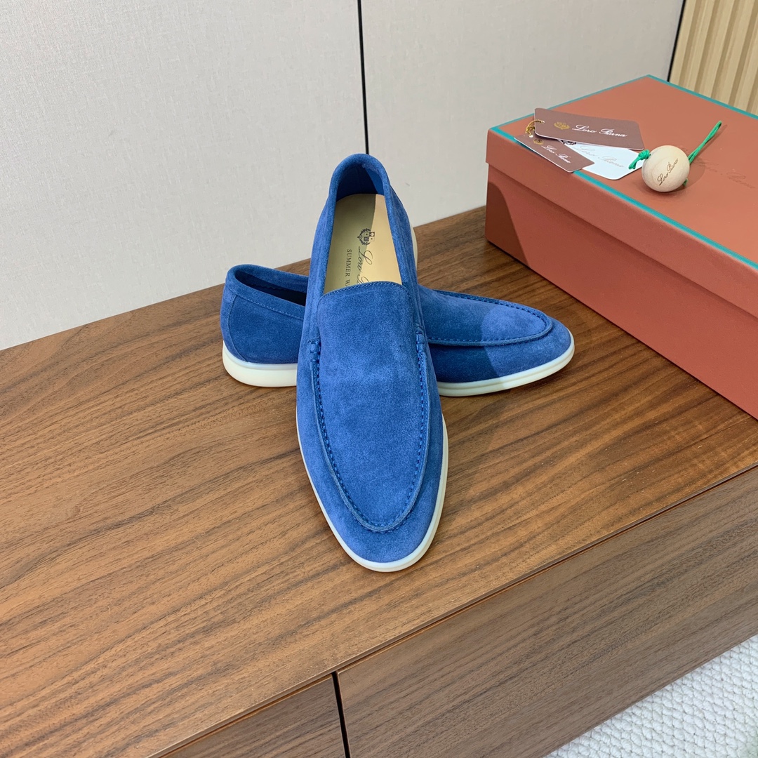 【Loro Piana】男款光面乐福鞋。复古优雅低调奢华。时尚性与皮料实用性同样兼具依然全网最高品质。鞋