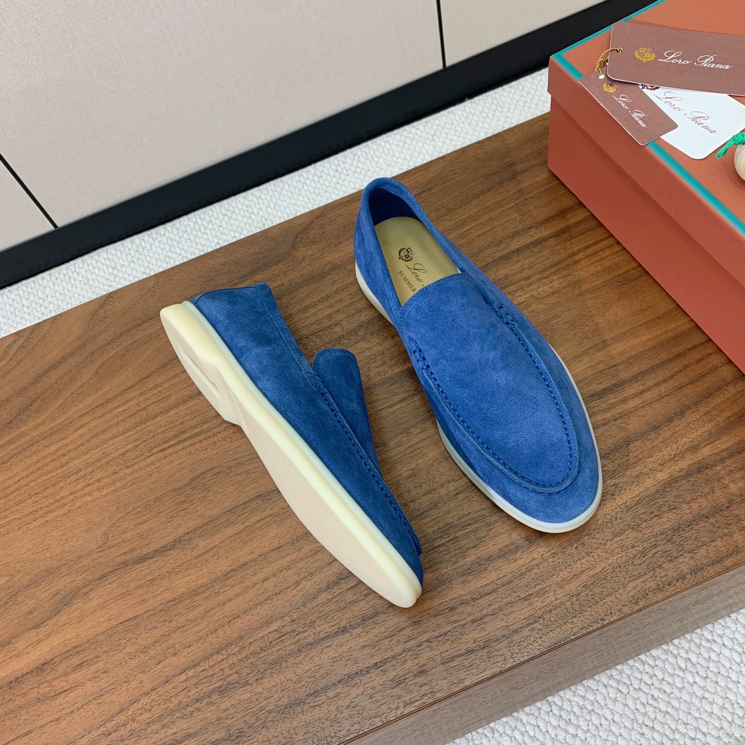 【Loro Piana】男款光面乐福鞋。复古优雅低调奢华。时尚性与皮料实用性同样兼具依然全网最高品质。鞋