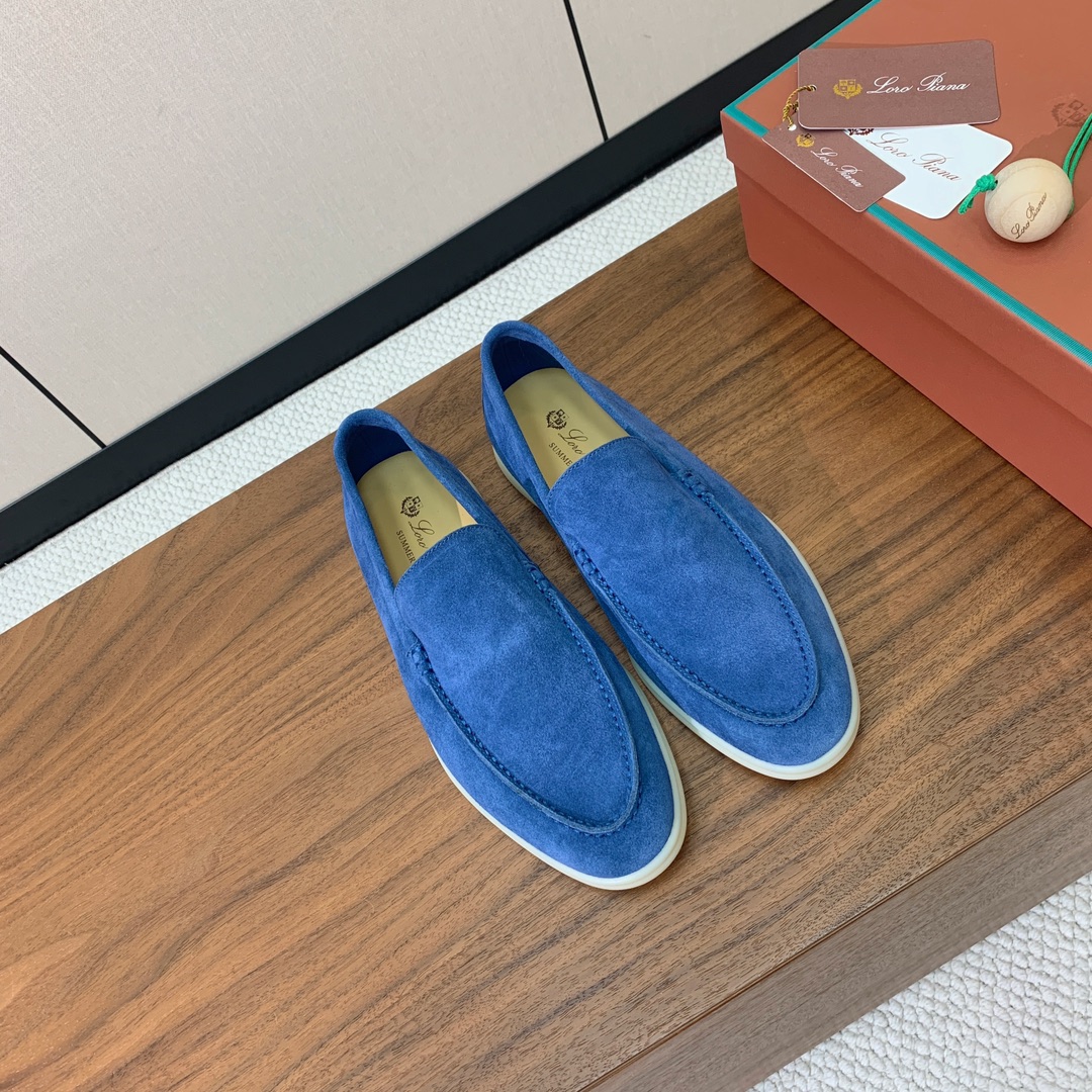 【Loro Piana】男款光面乐福鞋。复古优雅低调奢华。时尚性与皮料实用性同样兼具依然全网最高品质。鞋