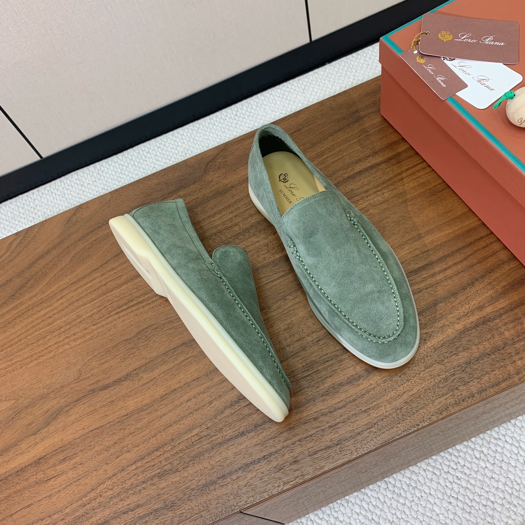 【Loro Piana】男款光面乐福鞋。复古优雅低调奢华。时尚性与皮料实用性同样兼具依然全网最高品质。鞋