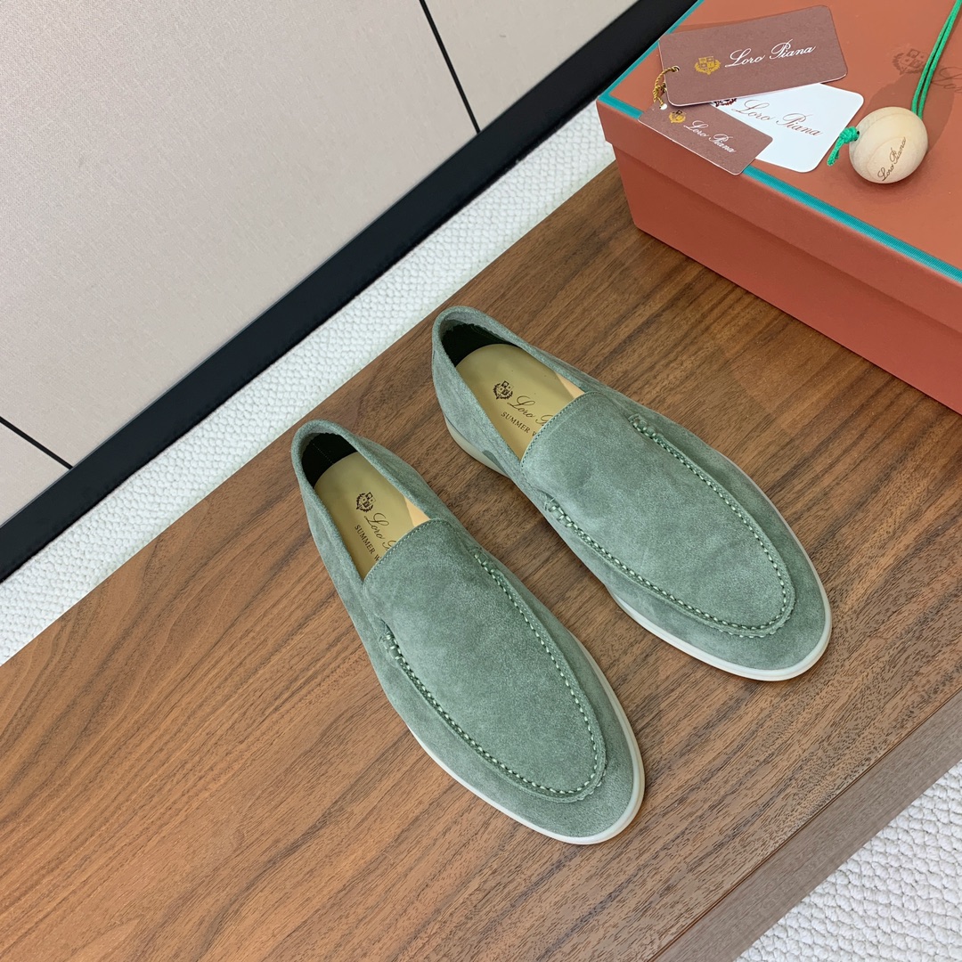 【Loro Piana】男款光面乐福鞋。复古优雅低调奢华。时尚性与皮料实用性同样兼具依然全网最高品质。鞋
